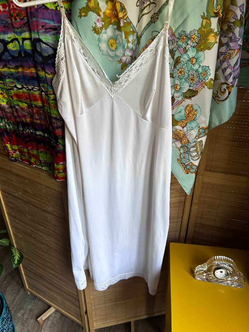Vintage Vanity Fair satin slip dress